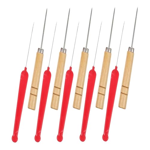 10Pcs Beading Pin Set Jewelry Making Tools Stainless Steel Household Ergonomic Easy to Use Portable Stitching Awl Practical