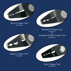 Beadalon Crimp Tool Mighty - Fits Crimp Beads #2-3, Crimp Tubes #4, Dark Blue, 5.25 in / 13.3 cm - color: Dark Blue, size: Mighty