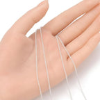Adabele 5 Feet Authentic 925 Sterling Silver Unfinished Rolo Belcher Cable Chain Link 1.5mm (0.06 Inch) Thin Small Bulk Hypoallergenic Nickel Free for DIY Craft Jewelry Making SSK-A1 - color: Sterling Silver, size: 1.5mm Chain - 5 Feet Long