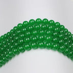 MJDCB Natural Green Jade Round Loose Beads for Jewelry Making DIY Bracelet Necklace (6mm) - color: Green Jade, size: 6mm