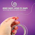 Artistic Wire, 22 Gauge / .64 mm Stainless Steel Craft Wire, Round Twist, 8 yd / 7.31 m - color: Stainless Steel, size: 22 Gauge - 8 yd, style: Retail Spool