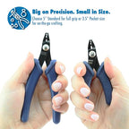 Beadalon Crimp Tool Standard - Fits #1-3, Crimp Tubes #2-3, Blue Speckle, 5.25 in / 13.3 cm - color: Blue Speckle, size: Standard