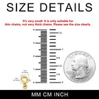 10K Yellow Gold 1"/2"/3" Necklace Extender Chain with Lobster Clasp/Spring Clasp Gold Necklace Extender Bracelet Anklet Extension Chain Necklace Bracelet Extender 10K Gold - size: 2inch, style: style 2