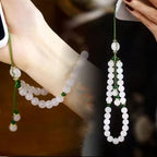 200PCS 8mm Glass Beads for Jewelry Making Soild White Round Loose Beads for Bracelets DIY Crafts (White) - color: 2White