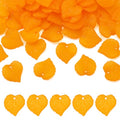 50Pcs Frosted Acrylic Leaf Charms Orange Transparent Plant Pendants Clear Autumn Leaves Beads Autumn Charms for Jewelry Making - color: Orange #2