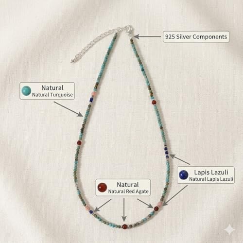 Handmade Natural Gemstone Beaded Necklace for Women, Cultured Freshwater Pearl Choker with Adjustable Extension Chain, Boho Healing Crystal Jewelry Collection - color: d green