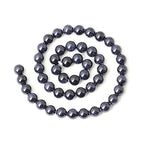 45PCS 8mm Natural Blue Sandstone Gemstone Round Loose Beads Stone Beads for Jewelry Making DIY Findings 1 Strand 15" - color: Blue Sand Stone, size: 8mm