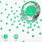 BONNY BOXX 1000PCs 6MM Green Jade Round Beads, Smooth Acrylic Balls, Plastic Resin Gumball Bubblegum Chunky Beads for Necklace & Bracelet Making, Crafting Supplies - color: Green Jade, size: 6MM