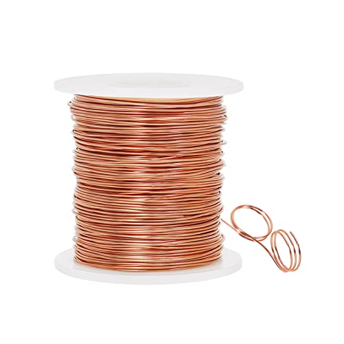 Tenn Well 20 Gauge Jewelry Wire, 328 Feet 0.8mm Bendable Aluminum Craft Wire for Jewelry Making, Beading, Sculpting and Bonsai Training (Copper) - color: Copper, size: 20 Gauge