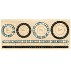 Petoysoso Bead Boards for Jewelry Making, Bamboo Beading Board for Bracelet, Bracelet Bead Board,Jewelry Making Supplies,Beading Tray - size: S-5