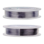 BENECREAT 24 Gauge Gunmetal Craft Wire, 98 FT Tarnish Resistant Copper Wire for Jewelry Making, Beading, Wire Wrapping, DIY Crafts, Model Building (0.51mm, Dark Gray) - color: Gunmetal, size: 24-gauge(98-feet/33-yard)