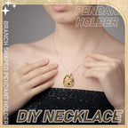 Hicarer 20 Pcs Pendant Trays for Jewelry Making Branch Shape Metal Claw Cage Pendant Holder Crystal Cage Necklace Open Bezels for DIY Necklace Jewelry Making Supplies - color: Gold