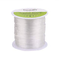 BEADIA Elastic Crystal String 0.6mm Clear Bead Cord for Bracelet Beading Jewelry Making 164yard - size: 0.6mm