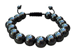 GAF TREASURES Grade A ++ Gemstone Round Bead Adjustable Bracelet 10mm, Genuine Crystal Bead Bracelet, Gift for Men & Women - color: Hematite