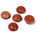20pcs 4mm Natural Stone No Hole Gold Sandstone Semicircle Smooth Cabochons Beads Healing Chakra Crystal Stone Bead for Jewelry Making Rings Earrings Necklace Bracelet DIY Crafts - color: Gold Sandstone, size: 4mm
