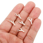 PATIKIL Letter Charm, 50pcs Alphabet Initial Pendant Charm Bulk DIY for Jewelry Making Bracelets Earrings Necklace - style: Y