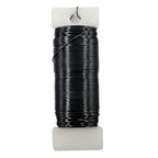26 Gauge Black Metal Floral Wire, 38 Yards/35 Meters,for Christmas Wreaths,Tree Decoration,Flower Arrangement,Craft Wire,Flower Wire,Garden Wires,Flowers Bouquet Accessories,Jewelry Wires DIY - size: 26Gauge-Black-1P/38Yards