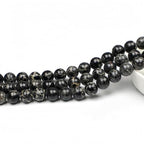 MJDCB 4mm Black Imperial Jasper Gemstone Beads Round Loose Stone Bead for Jewelry Making Bracelets Necklaces - color: Black Imperial Jasper, size: 4mm