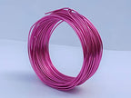 15 Gauge Anodized Aluminum Wire 49 Feet for Jewelry Making Craft DIY（1.5mm,Pink,41520） - color: Pink, size: 15 Gauge