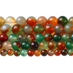 4mm 90pcs Natural Peacock Agates Beads for Jewelry Making Semi Precious Loose Gemstones Beads DIY Bracelet Necklace 15" 1 Strand(Peacock Agate, 4mm) - color: Peacock Agate, size: 4mm