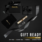 MagnetRX® Ultra Strength Magnetic Bracelet – Effective Stainless Steel Metal Bracelets for Men – Adjustable Length with Sizing Tool for Perfect Fit (Silver & Gold) - color: Gold & Silver Arrow Style (2X Strength)