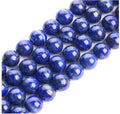120pcs Adabele Natural Blue Lapis Lazuli Healing Gemstone 6mm Round Beads Gem Stone Spacer for DIY Craft Jewelry Making GS5-6 - color: Lapis Lazuli, size: 6mm (120pcs/2 strands)