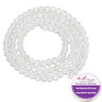 AD Beads Natural Gemstone Diamond-Cut Micro-Faceted Round Tiny 4mm Small Round for DIY Necklace Jewelry Making Beads (Clear Crystal) - color: Clear Crystal