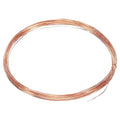 PATIKIL 32.8 Feet Solid Bare Copper Wire, 27 Gauge 99.9% Pure Copper Wire 0.4mm Soft Beading Wire Metal Plant Stem Ties for Jewelry Craft (10m) - size: 0.4mmx10m