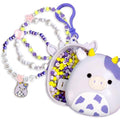 Original Squishmallows Bubba The Cow Bracelet Kit, Bracelet Making Kit, Friendship Bracelet Kit, Charm Bracelet, Charm Bracelet Making Kit, Gifts for Girls, 7 Year Old Girl Birthday Gifts, Crafts - style: Bubba the Cow