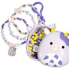 Original Squishmallows Bubba The Cow Bracelet Kit, Bracelet Making Kit, Friendship Bracelet Kit, Charm Bracelet, Charm Bracelet Making Kit, Gifts for Girls, 7 Year Old Girl Birthday Gifts, Crafts - style: Bubba the Cow