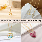 Fadeless Stainless Steel Chains for Jewelry Making, 20 Pack, Hypoallergenic, Silver & Gold Plated Necklace Findings, Accessories (Gold & Silver (21+23")) - color: Gold & Silver (21+23")