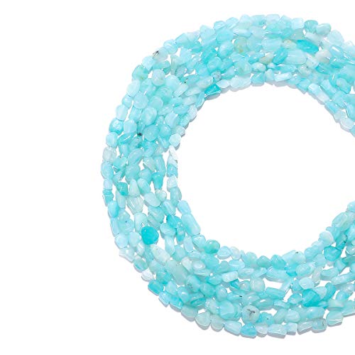 BEADIA Irregular Natural Tianhe Stone Loose Semi Gemstone Beads for Jewelry Making 5-8mm 38cm - color: Tianhe Stone, size: 5-8mm 38cm