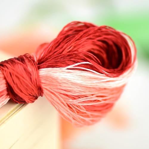 Natural 100% Mulberry Handmade Embroidery Silk Thread Silk Floss (33) - color: 33