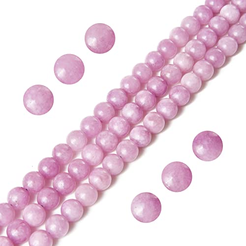 100pcs 6mm Kunzite Beads Natural Gemstone Beads Round Loose Beads for Jewelry Making - color: Kunzite, size: 6mm