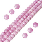 100pcs 10mm Kunzite Beads Natural Gemstone Beads Round Loose Beads for Jewelry Making - color: Kunzite, size: 10mm
