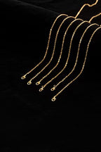 Lemonkey 24 Pack Necklace Chains Bulk,Gold and Silver Plated DIY Cable Link Chains for Jewelry Making 22 Inches - color: Gold and Silver, size: 22inch