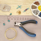 The Beadsmith Ergonomic End Cutter Tool – 5 inches (127mm) – Comfortable Ergonomic Grip, Double-Leaf Springs & Polished Steel Head – Extra-Fine Tips Precision to Medium Level Work - style: End Cutter