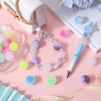 SUNNYCLUE 20mm Acrylic Bubblegum Beads Bulk - Colorful Candy Ball Shaped Large Rhinestone Beads for Beadable Pens, Chunky Bubble Gum Loose Spacer for Jewelry Making Supplies - color: 36pcs 20mm Candy Ball Shaped Beads