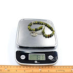 Simple Designed Natural Stone Worry Beads (8mm -33 Beads) - Prayer Beads Tesbih-Tasbih-Tasbeeh-Misbaha-Subha-Sebha-Sibha-Rosary (Green Jade Stone) - color: Green Jade Stone