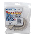 Beadalon Remembrance Stainless Steel Memory Wire, Round, Ring, Bright, 1 oz, approx. 195 coils - size: Ring, style: 1 oz, approx. 195 coils