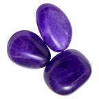 Amazing Gemstone Amethyst Crystal Tumbled Stones Polished Rocks - Natural Gem Stones for Healing - DIY Crystals for Protection (1 Piece) - color: Amethyst