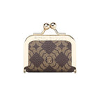 Royal Bagger Genuine Cow Leather Mini Jewelry Box Women's Coin Purse Solid Color Kiss Lock Change Pouch Casual Style Small Storage Bag for Women 1894 (Dark Blue 5894) - color: Dark Blue 5894
