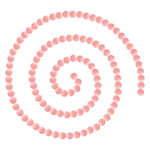 DIYOMR 100Pcs Round Silicone Beads - 15mm Pink, Ideal for Necklaces, Bracelets, Pens & Keychains - color: Pink, size: 15mm
