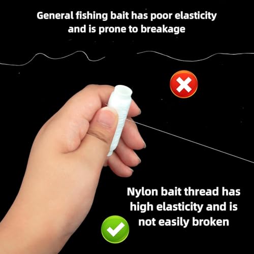 Invisible Fishing Line, Clear Wire Hanging Strong Nylon String Supports Balloon Garland Decorations Crafts Bracelets Necklaces Jewelry Making Beading Threads Cords Monofilament Thread Sewing