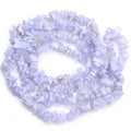 GEM-Inside Chalcedony Chips Natural 7-8MM Gemstone for Bracelet Necklace Earrings Jewelry Making Crafts Design Wholesale Loose Beads 34" - color: Chalcedony