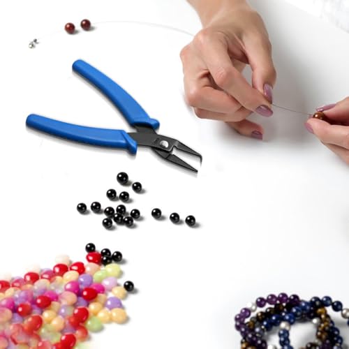 Split Ring Opener Tool Keychain Pliers for Jewelry Making with one tweezer, a jump ring,For Bracelet Beading DIY Craft Jewelry Making Supplies - style: 1pcs - Split Ring Opener Tool