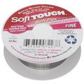 Soft Flex 21 Strand Stringing Wire - Flexible Braided - Fine 0.14 Diameter - Jewelry Making Bead Wire - Satin Silver - style: 10 Feet