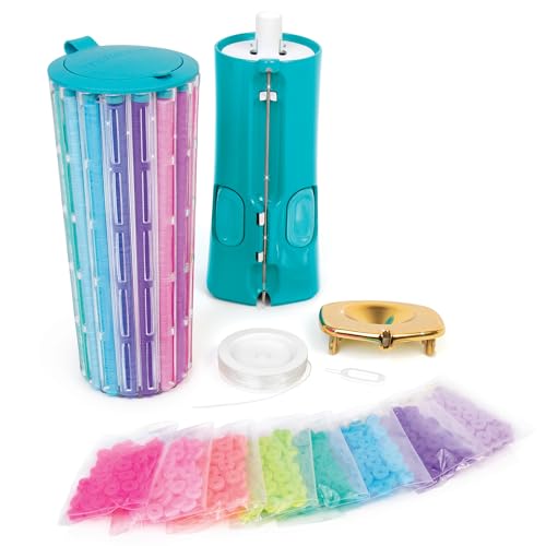 Make It Real: Swift Clicks - Heishi Bracelet Maker - 2047pc, DIY Jewelry Craft Kit, Design & Make 23 Bead Bracelets, Rotate-Click-Wear, Girls Kids 8+ - style: Swift Clicks