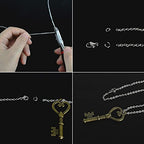 33 Feet Stainless Steel Jewelry Chains for Jewelry Making - Silver Chain Roll with 40 Pieces Open Jump Rings & 20 Pieces Lobster Clasps - Silver Necklace Link Cable Chains DIY Accessories (2.0mm)