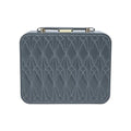Travel Jewelry Case Large, Jewelry Box Large Jewelry Travel Organizer Jewelry Case with Handle, Best Gift for women Girls, Grey - color: Modern Grey